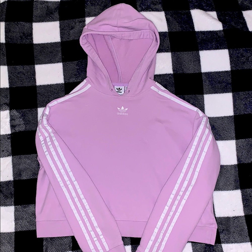 Adidas “crop” hoodie